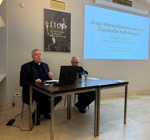 Održano predavanje "Blago Metropolitanske knjižnice Zagrebačke nadbiskupije"